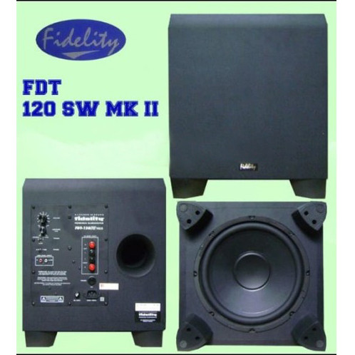 Subwoofer Aktif Fidelity FDT 120 SW MK II dengan Speaker Ukuran 12 Inch