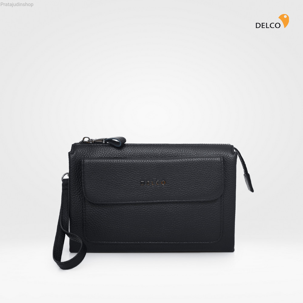 Tas Pria Delco by Elizabeth Genuine Leather Clutch 0720-0524