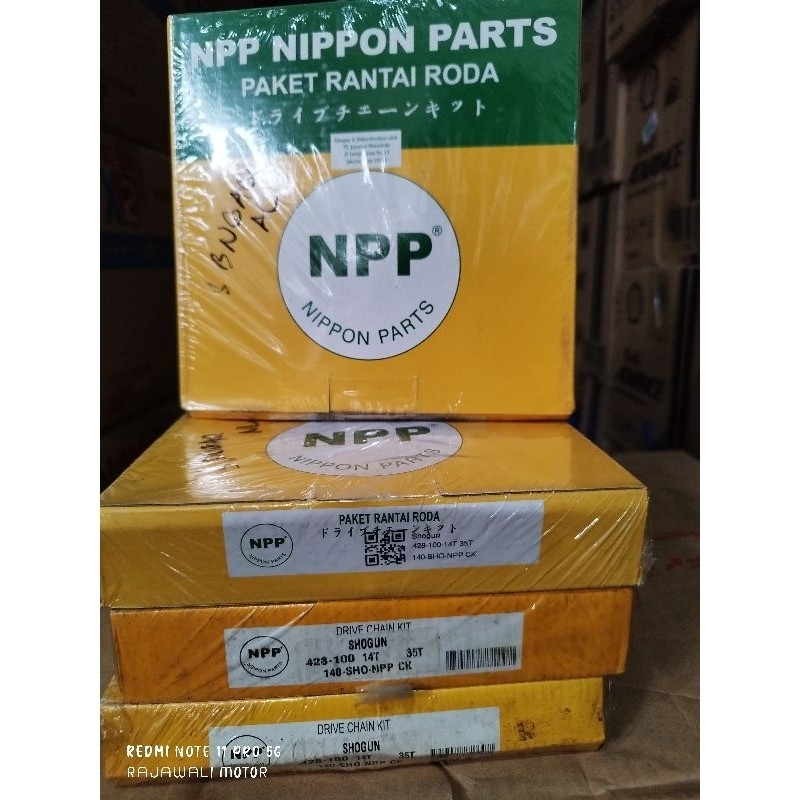 gearset shogun 110 npp