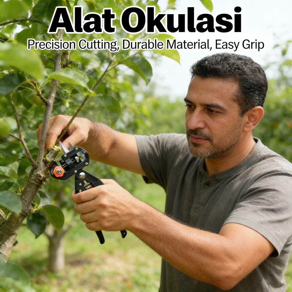 Peralatan okulasi pohon gunting bibit Mesin okulasi Pisau okulasi Alat pemangkasan Gunting