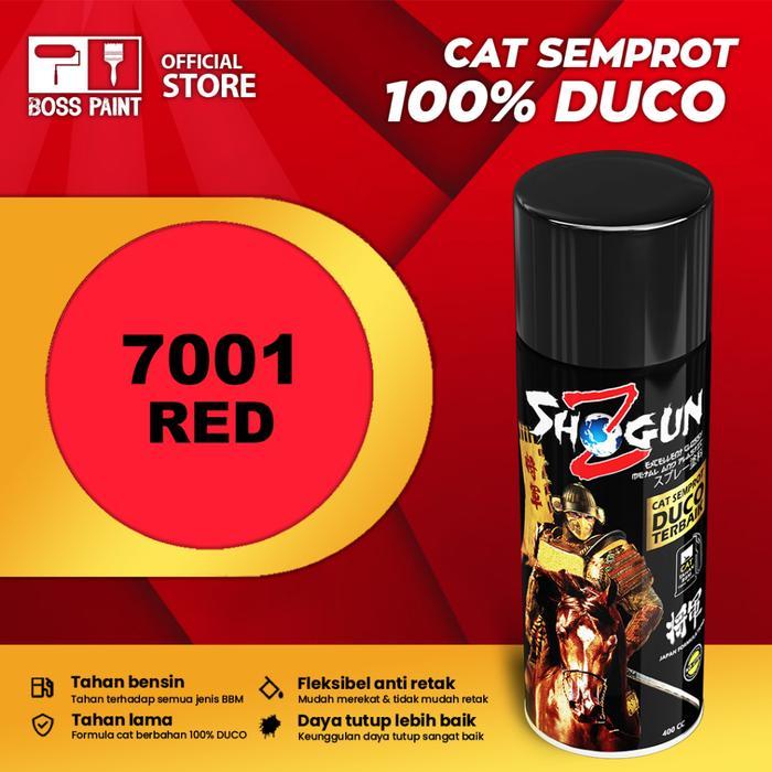 Pilox Pylox Pilok Shogun Z Paint Duco Stabilo Red/Merah 7001 - Cat Semprot - 300cc