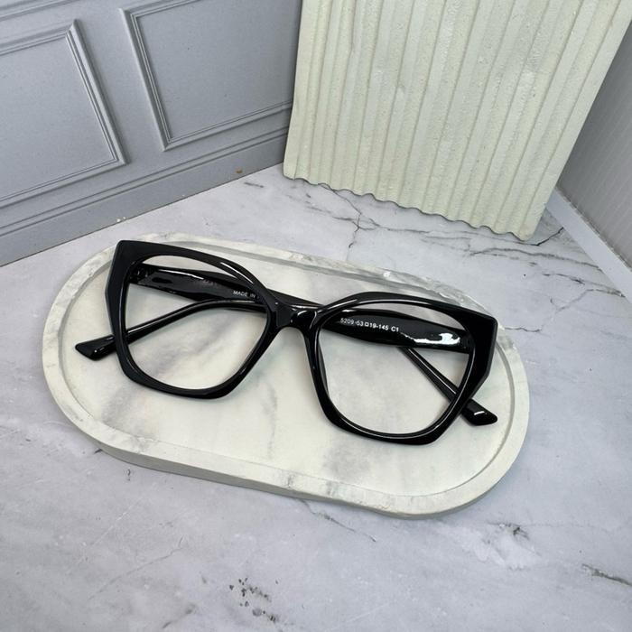 Kacamata kode 5209 Antiradiasi photocromic - Hitam, Frame saja