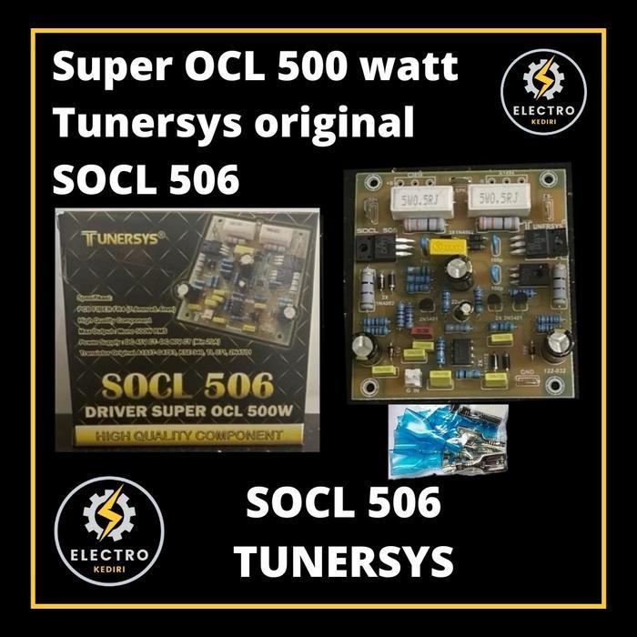 >Choise Y'Bass< Tunersys SOCL 506 500watt | driver power ampli Super OCL 506 SOCL506 tunersys