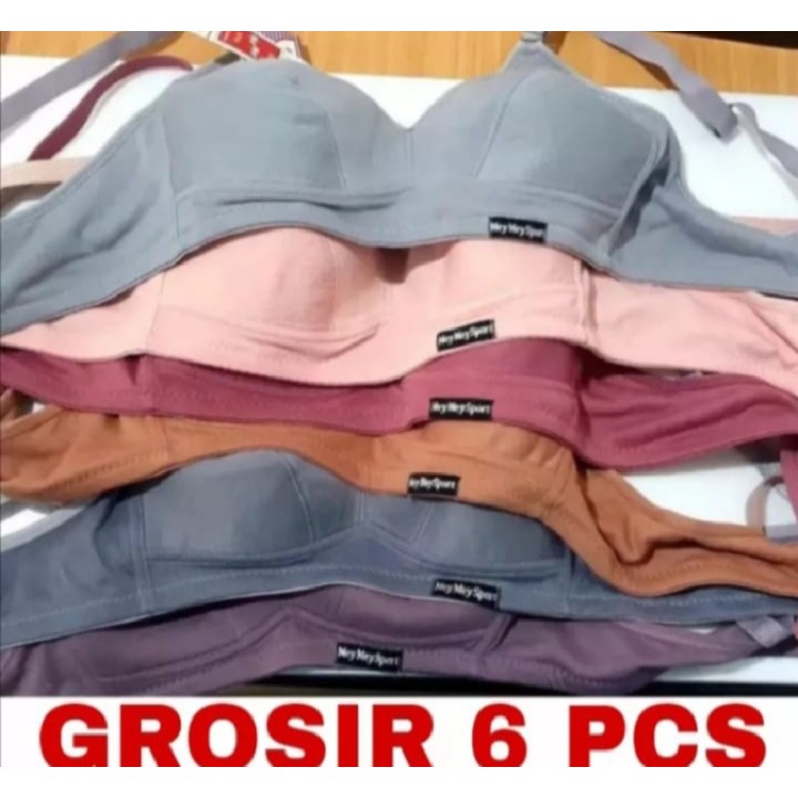 Bh Tanpa Kawat Dan Busa/Bra Sport/Bra Sport Tanpa Busa Wanit Dewasa murah Meriah/Bh Wanita/Bra Tanpa