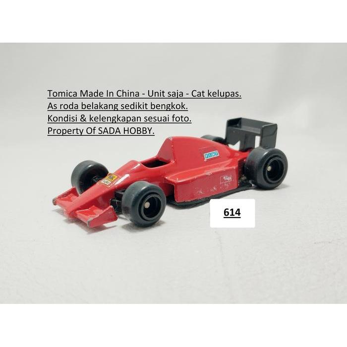 Mobil F1 Ferrari Formula 1 Merah China  Bekas Tomica Diecast Miniatur
