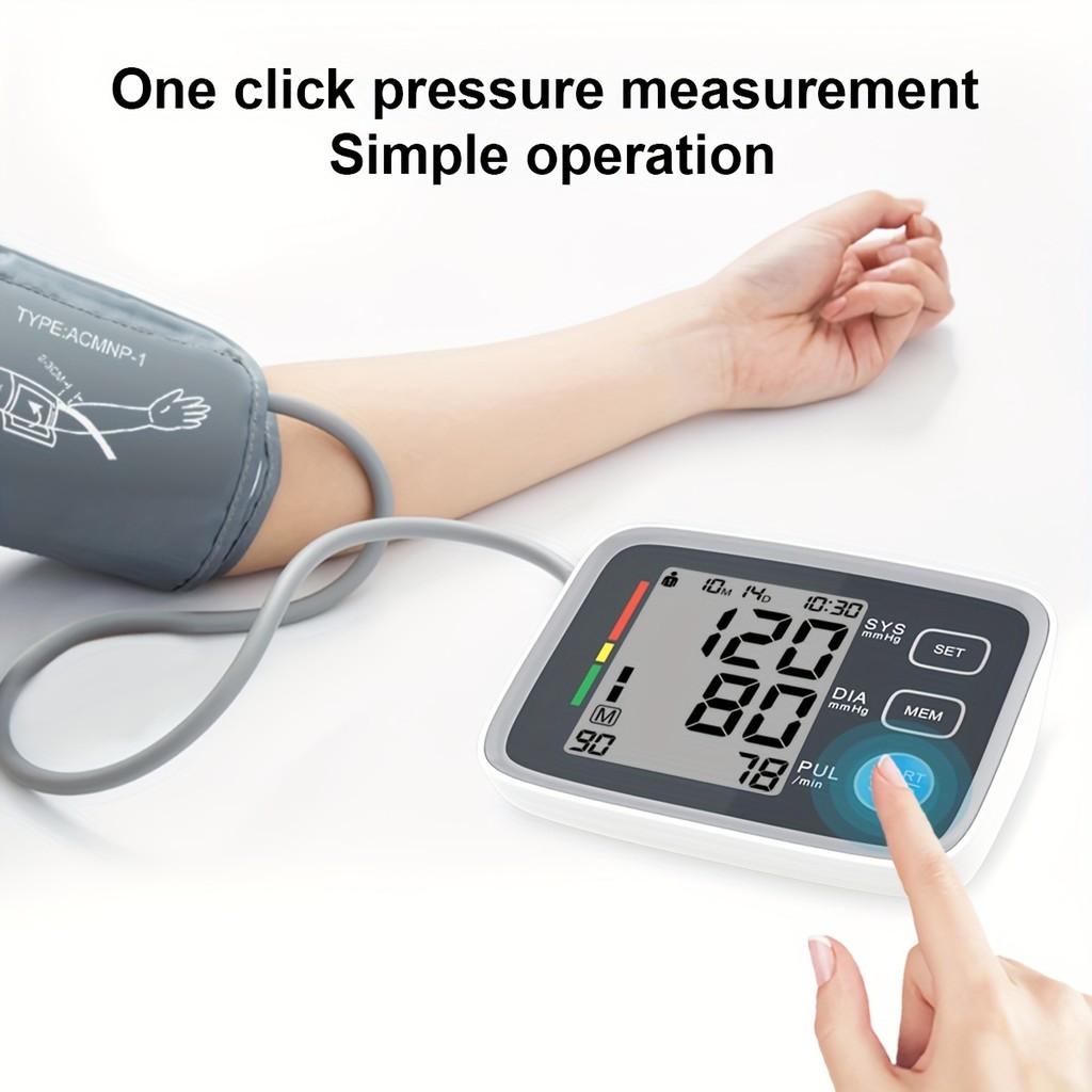 Adjustable cuff automatic upper arm blood pressure monitor household gital blood pressure monitor el