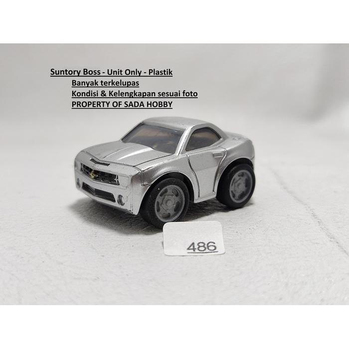 Suntory Coffee Boss Choro Q Chevrolet Camaro Concept Silver Pullback