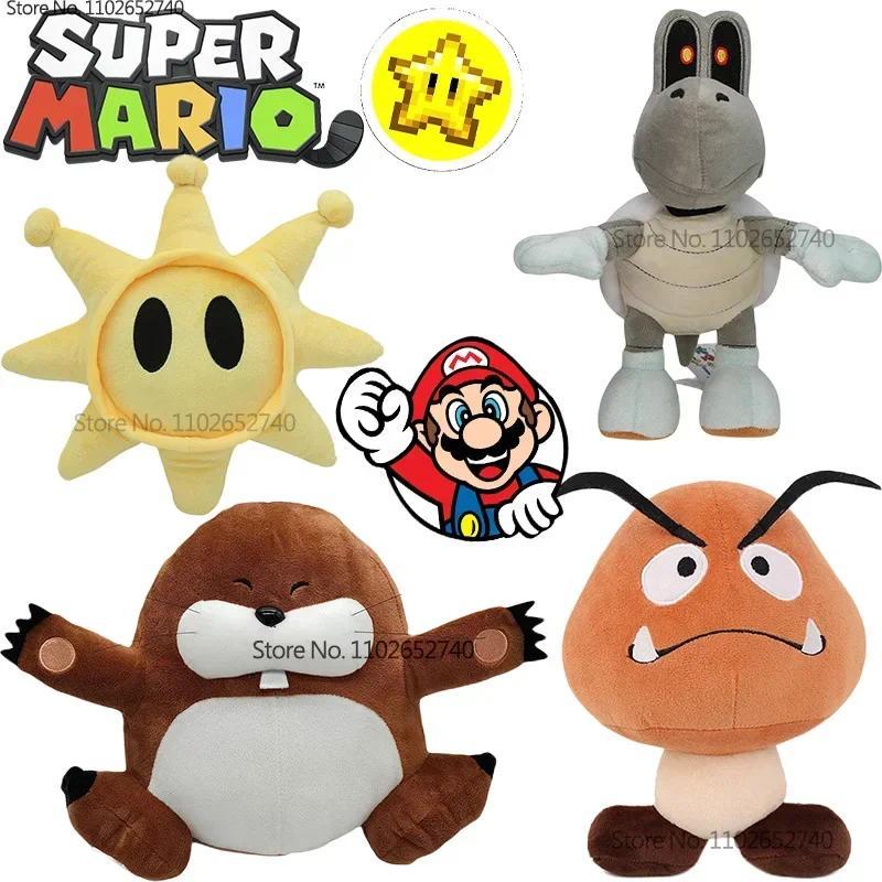 New Super Mario Monty Mole Goomba Plush Toy Shine Sprite Cute Decoration Games Doll Children's Birth