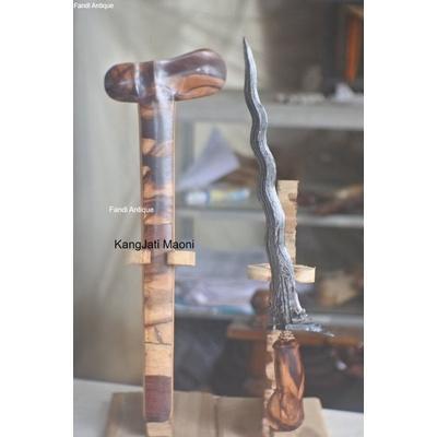 KERIS PANIMBAL CINARITA MODEL BALI bhn pamor berkualitas bkn sepuh
