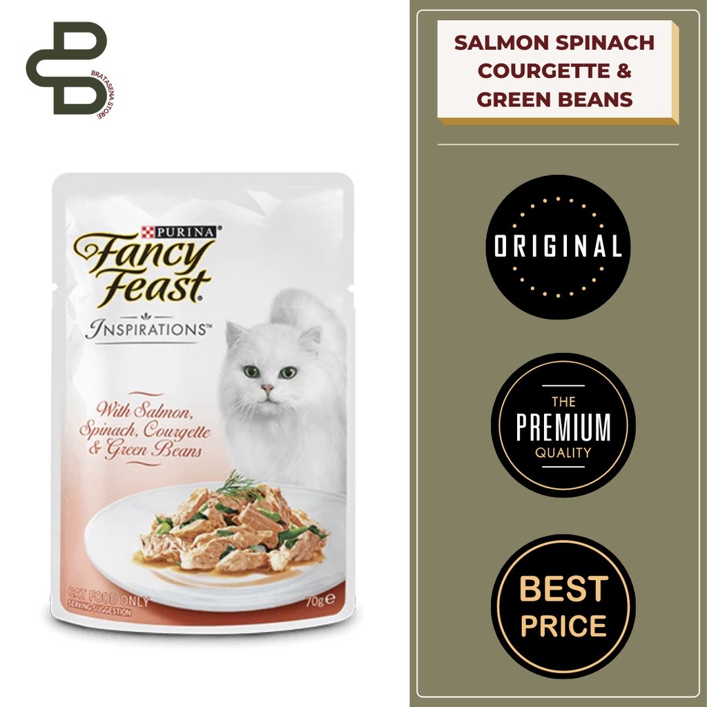 FANCY FEAST CAT WET FOOD POUCH 70GR - SALMON