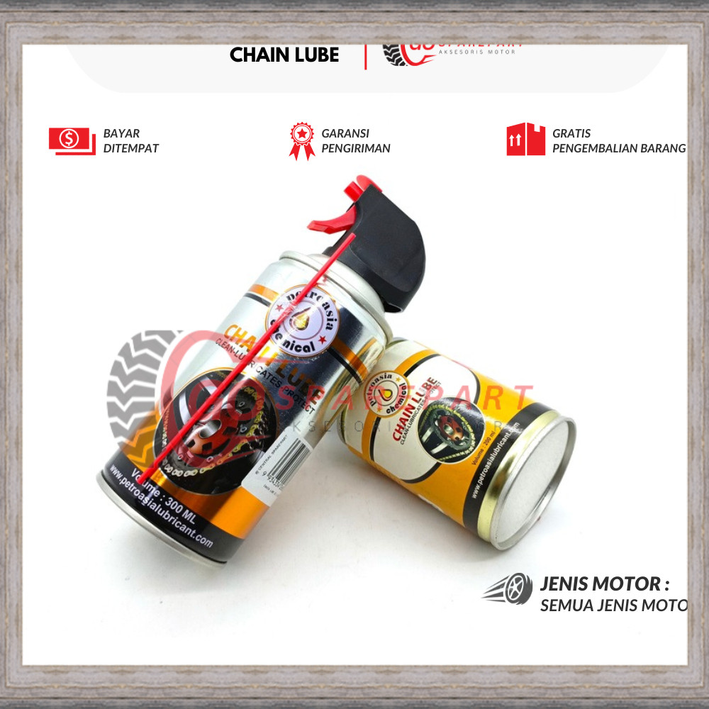CHAIN LUBE 300 ML CHAIN LUBE HONDA BEAT / MINYAK RANTAI MOTOR VARIO / PELUMAS RANTAI JUPITER Z / ANT