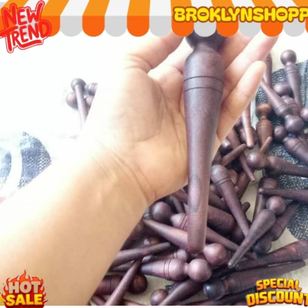 Alat pijat kayu TUSUK / Alat Pijat Refleksi tusuk Kaki /Alat Bantu Kesehatan xa MURCE 