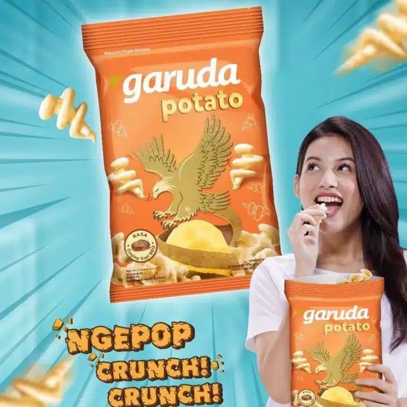 Garuda Potato 45 + 9 Gram PAKET SEMBAKO MURAH JAJANAN ANAK HARGA GROSIR TERLENGKAP