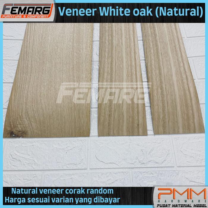 NATURAL VENEER WHITE OAK by VENEER KITA ASLI VENER ALAMI IMPORT - 13x290