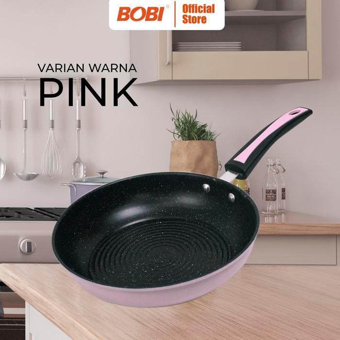 NOMLY Teflon Anti Lengket Wajan Penggorengan // Pan Marble Anti Lengket // Panci Penggorengan Anti L