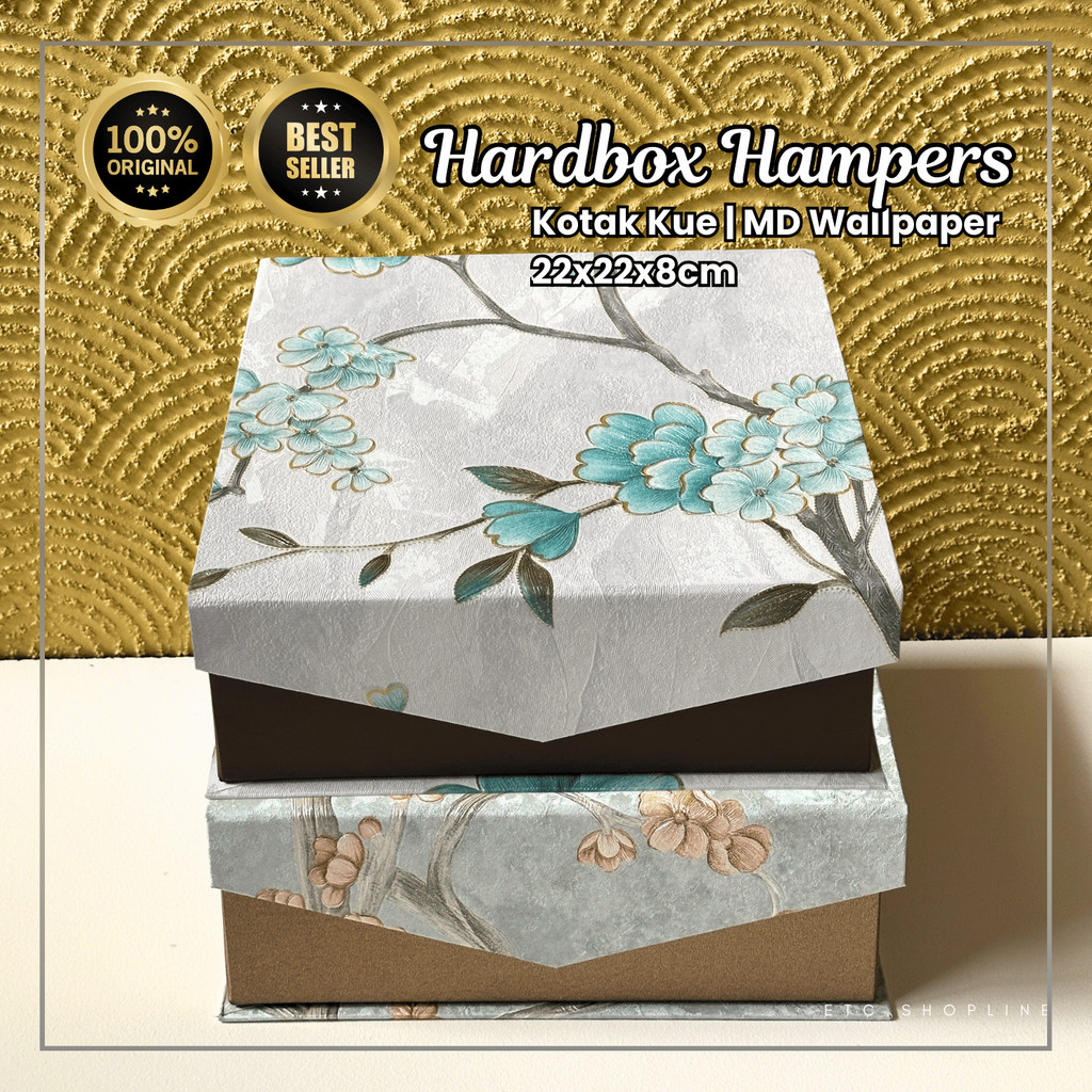 Hard Box Wallpaper & Printing 22228cm Magnet Dasi Box Kue Kotak Lapis Legit Gift Hampers Box