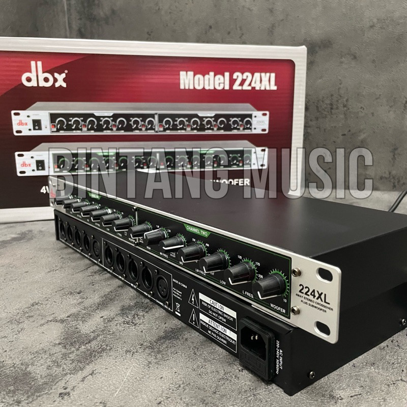 Crossover DBX 224XL Subwoofer Crossover 224 XL Sub DBX