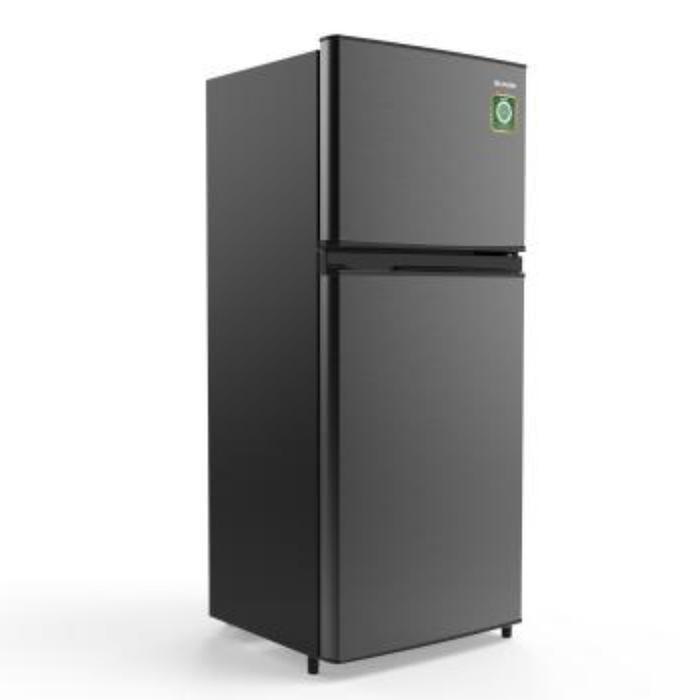 SHARP SJ-195MN-HS KULKAS 2 PINTU 172 LITER HITAM POLOS - HITAM POLOS