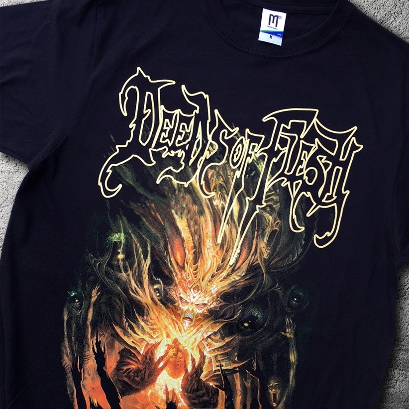 KAOS DEEDS OF FLESH - CROWN OF SOUL | KAOS BAND | KAOS METAL | KAOS MUSIK | BAJU PRIA WANITA | KAOS 