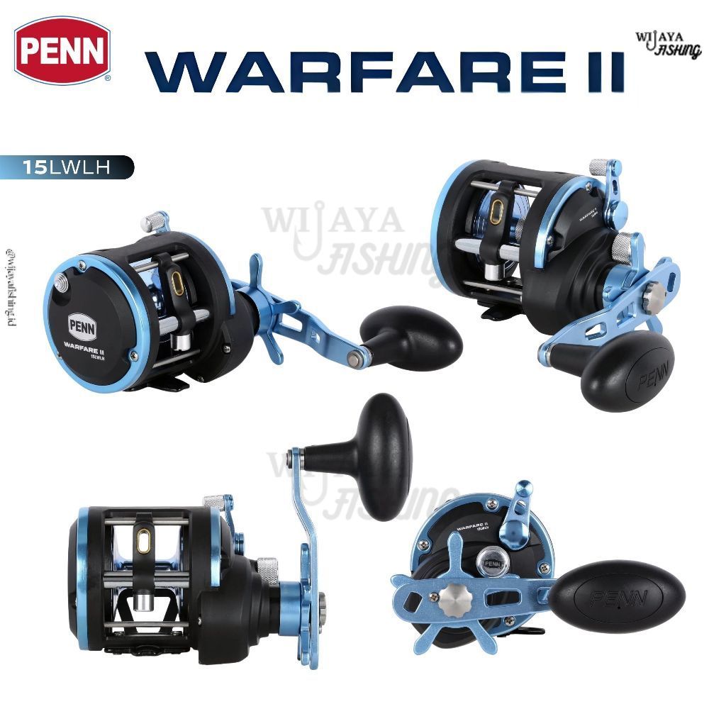 WF Reel Pancing Overhead PENN Warfare II Level Wind OH Saltwater Jigging 15LWLH 20LWLH 20LW Mancing 