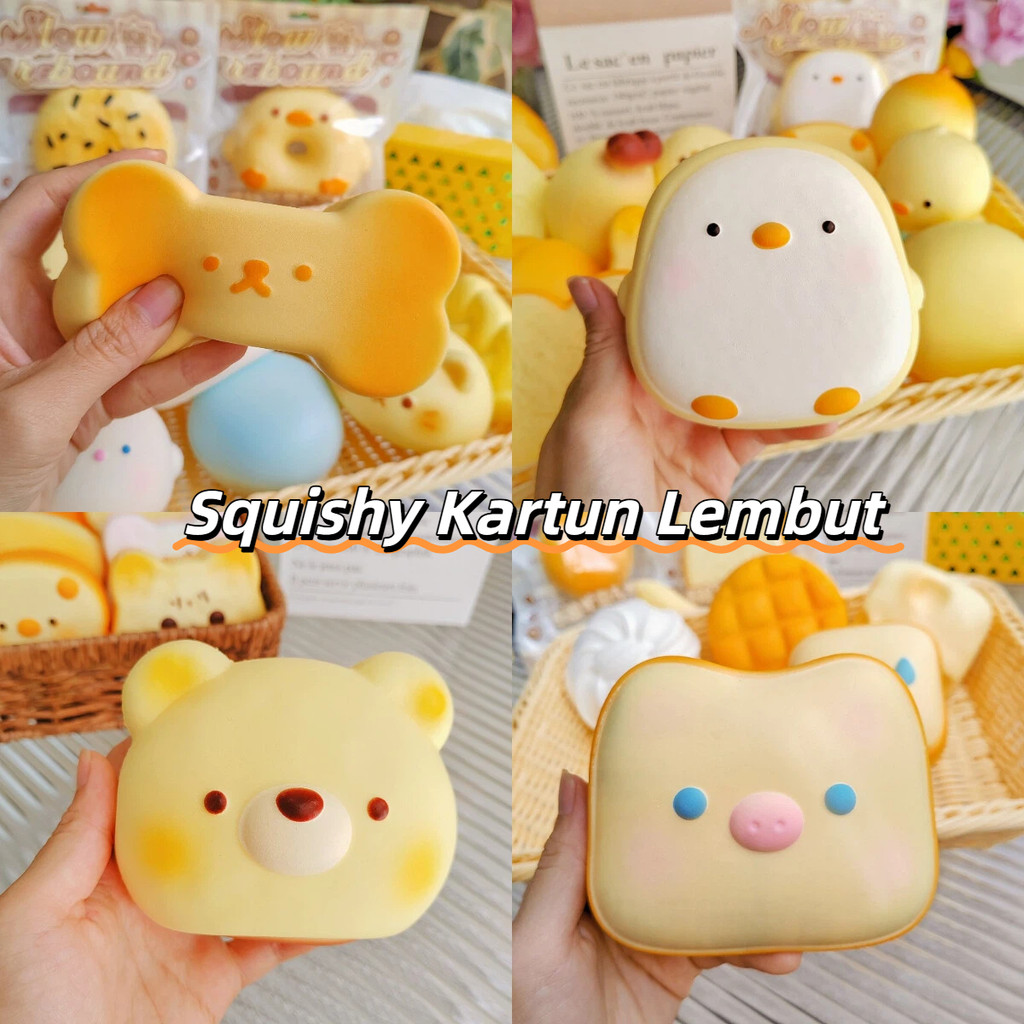 Mainan Dekompresi Lembut Squishy  Squishy Slow And Soft Squishy Kartun Lembut Anak Slow