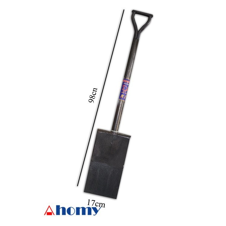 sekop lempak tanah gagang besi