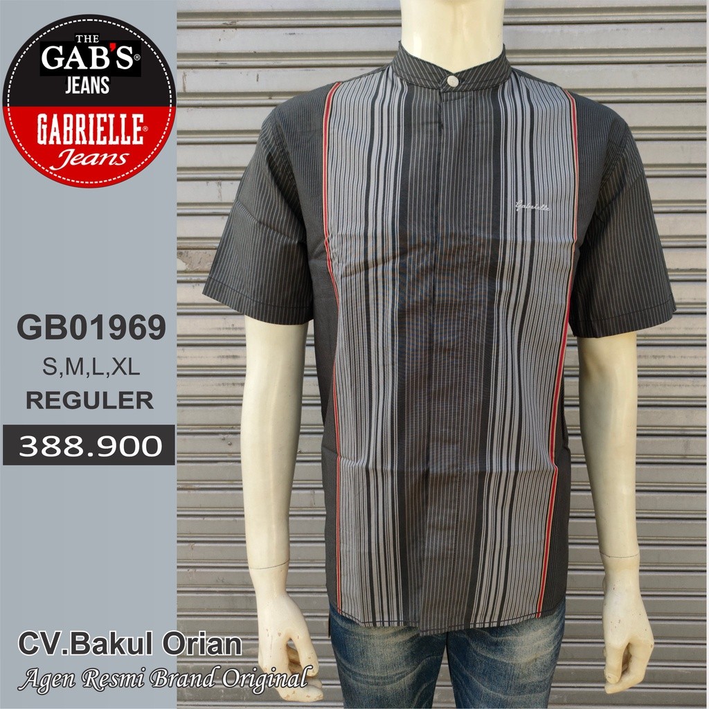 Baju Koko Kemeja Pria Gabrielle Gab's Original - GB01969