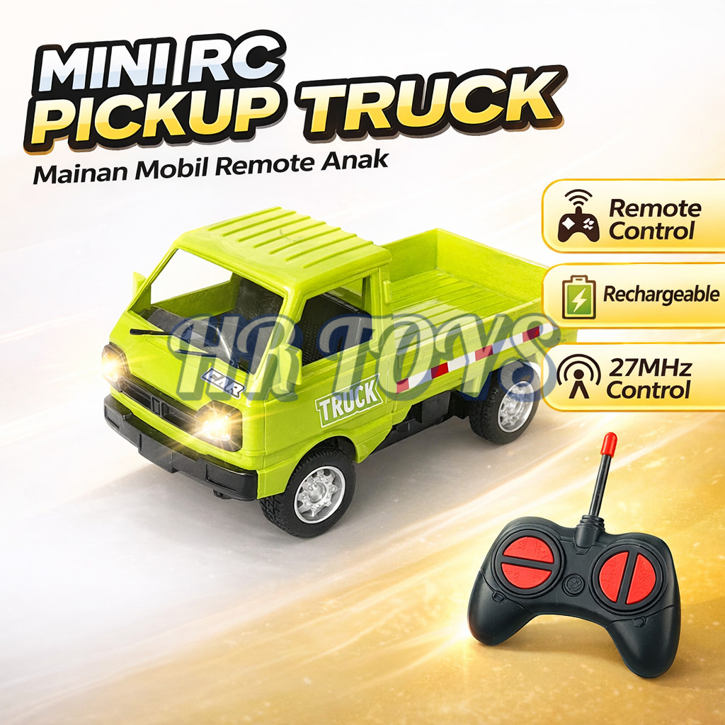 Mobil Remote Control  RC D12 Mini Drift Pick Up Remote Control Mini Truck Lampu LED