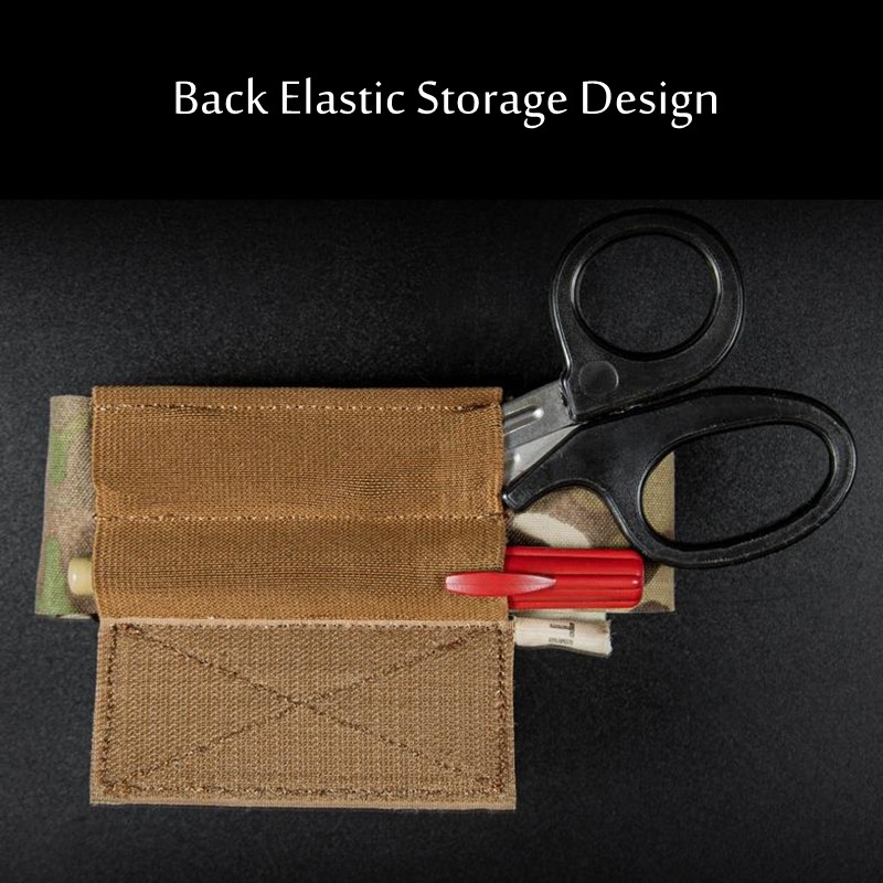 Tactical Tourniquet Pouch Holder TQ Tourniquet Case Trauma Mecal Shear Pouch Elastic Tourniquet Stra