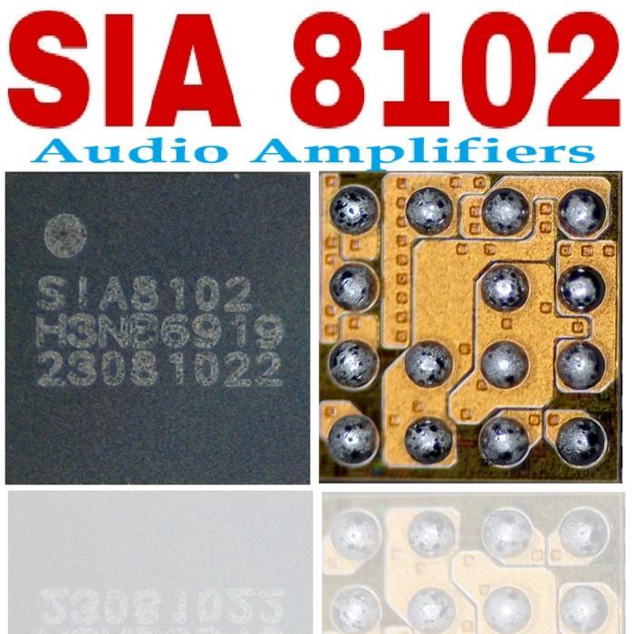 IC SIA8102 Realme Audio Amp SIA 8102 Penguat Suara Musik Loud Spaker Nada Dering Original Copotan