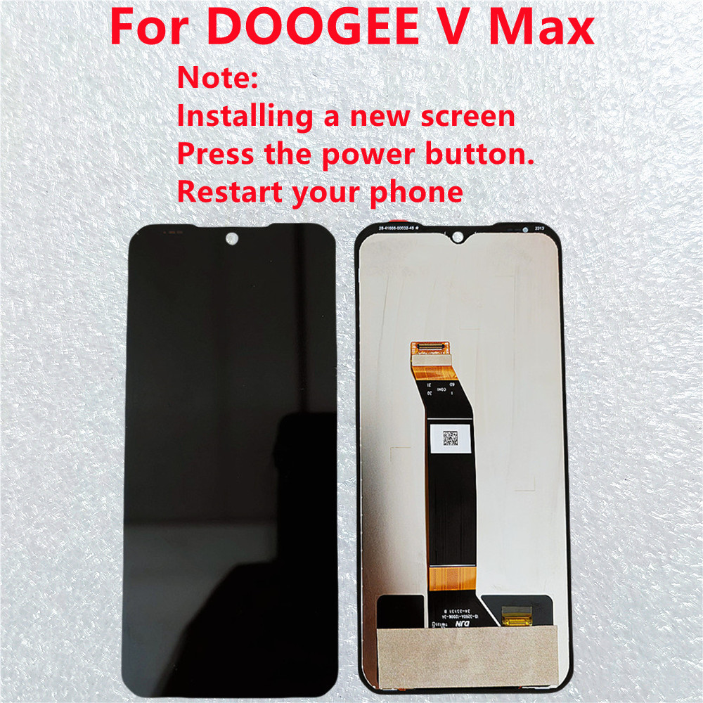 Original For DOOGEE V Max LCD Tou Screen Replacement gitizer Assembly DOOGEE V Max splay Tou Screen