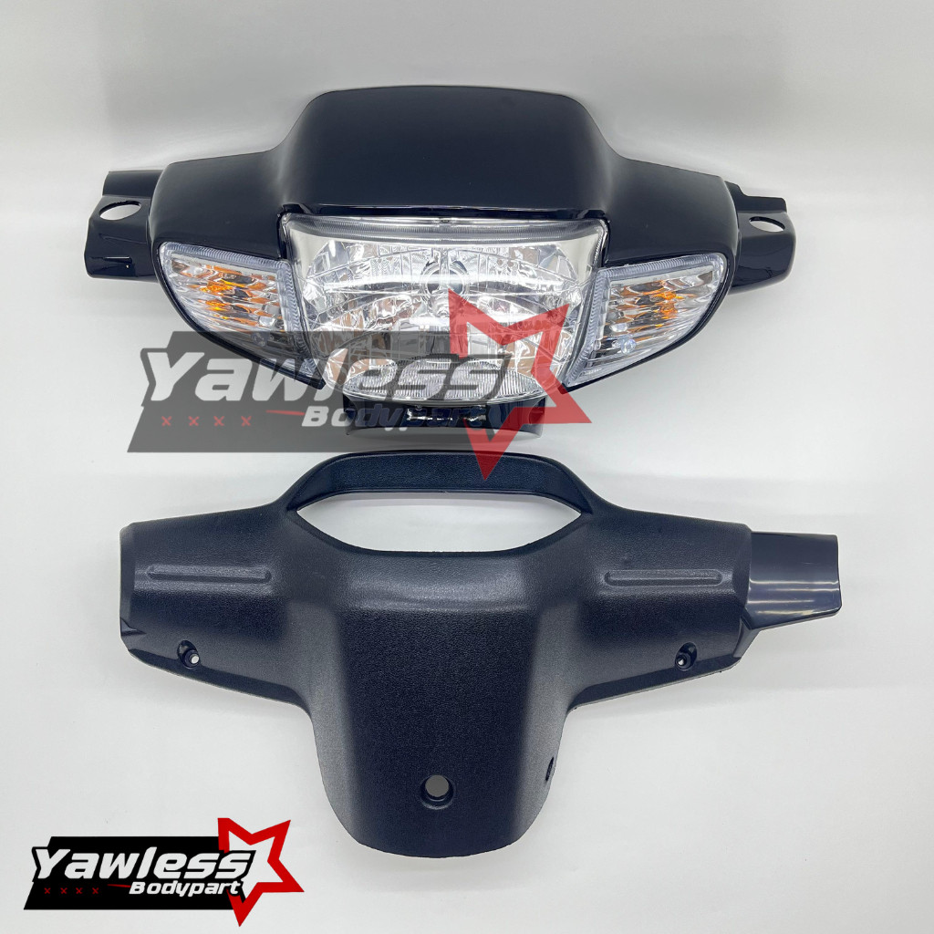 Batok supra X lama tromol / batok supra x lama + Lampu depan supra X lama