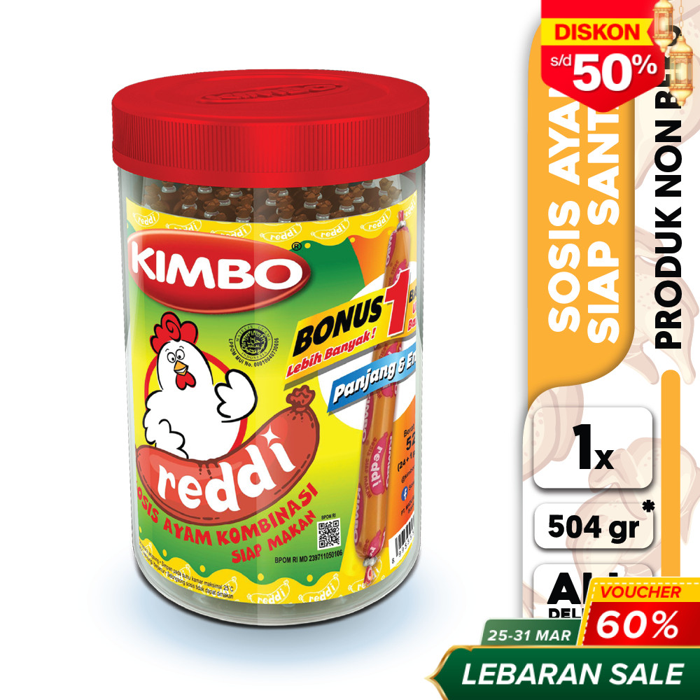 KIMBO Reddi Sosis Ayam Toples