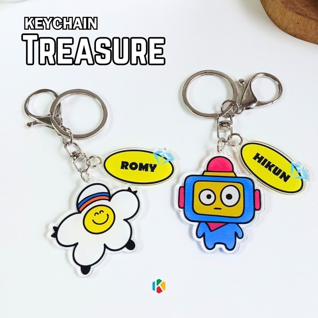 Keychain TREASURE TRUZ TEUME – Keychain KPOP - KPOP Merch - Treasure Merch - Unofficial Merch Fanmad
