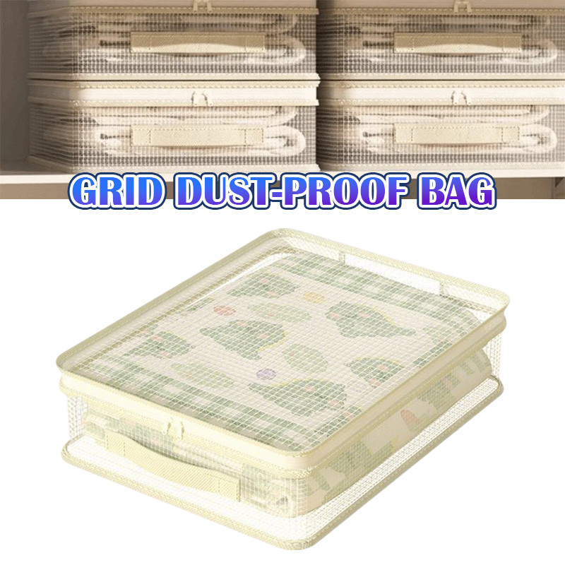 [40*30cm] Tas Sprei Aesthetic Kantong penyimpanan sprei Tas Mika Resleting Tas Selimut Bulu Grosir S