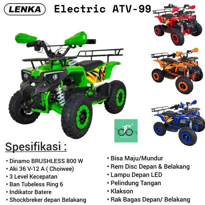 ATV listrik Lenka E-ATV99 Terbaru (Lenka Electric ATV-99)
