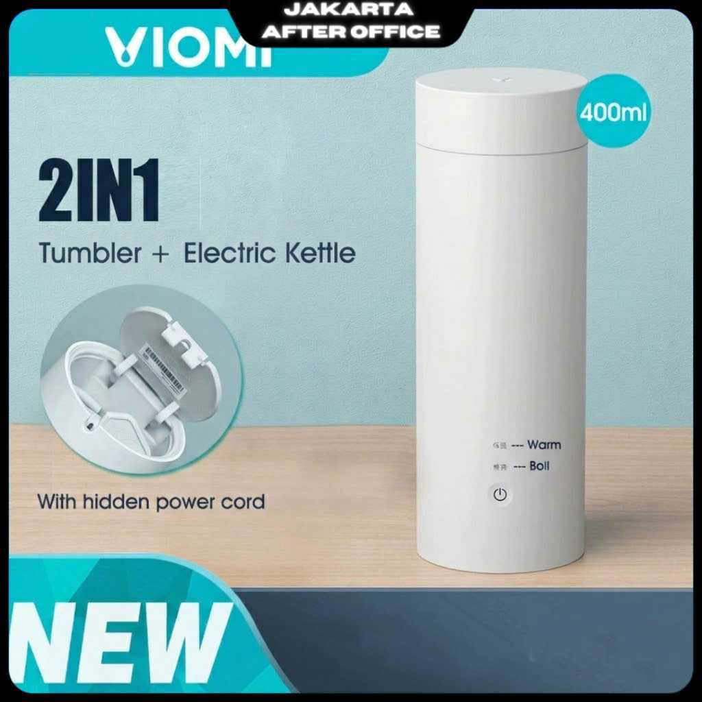 VIOMI Teko Listrik Pemanas Air Portable Tumbler Heater 300W 400ml - YM-K0401