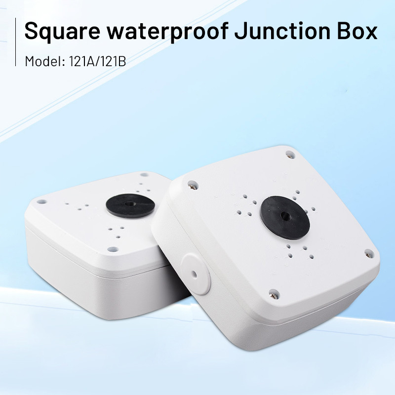 Square junction box camera outdoor waterproof universal junction box aluminum alloy junction box