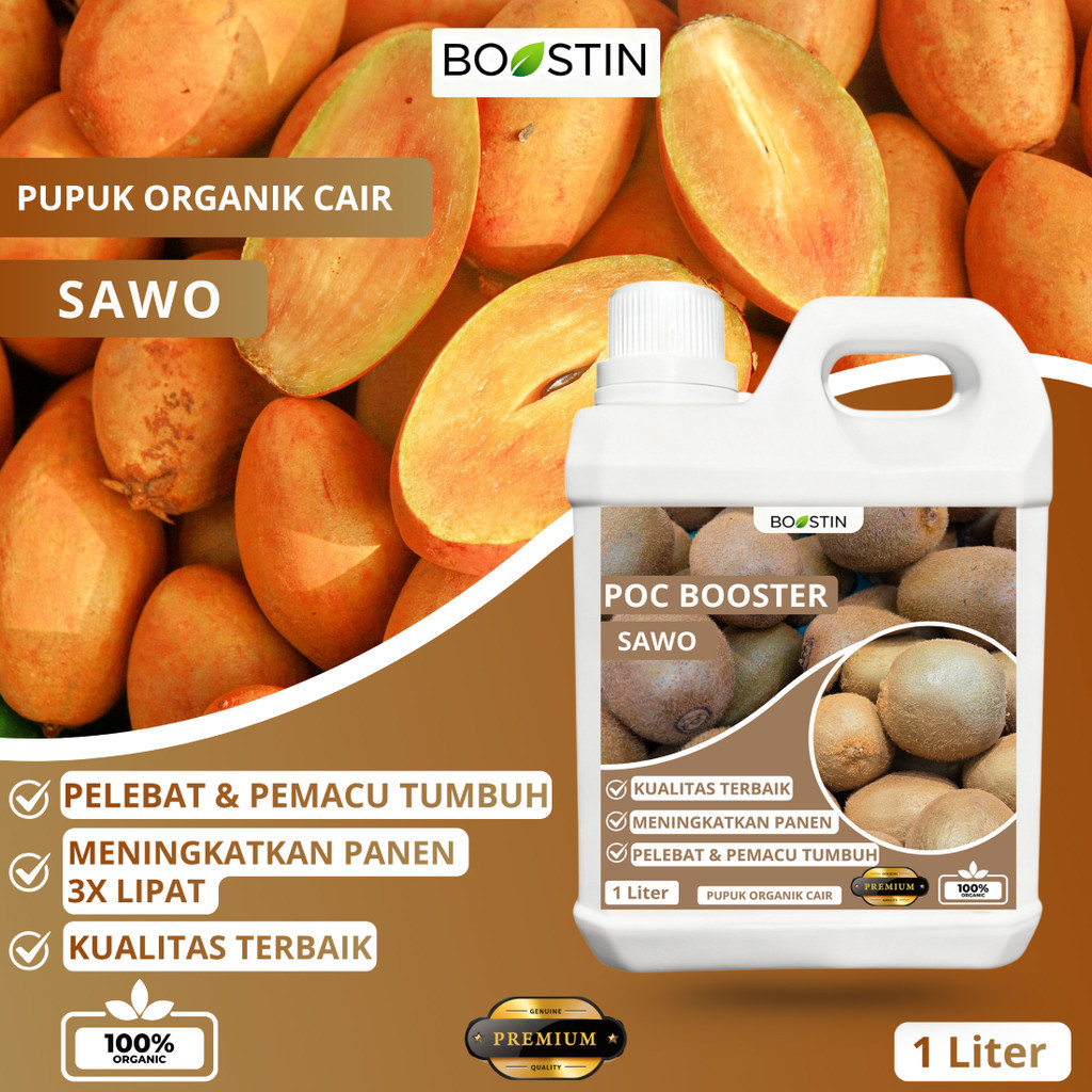 Happypaws21 Poc Booster Sawo Pupuk Pelebat, Perangsang Akar, Pemacu Pertumbuhan 100% Organik Kemasan