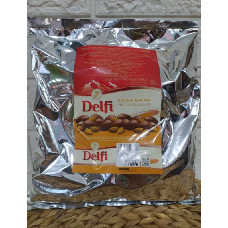 promo coklat Delfi Mede 1kg/promo Delfi almond 1kg/coklat kiloan/Delfi almond 500gr/Delfi almond 1kg