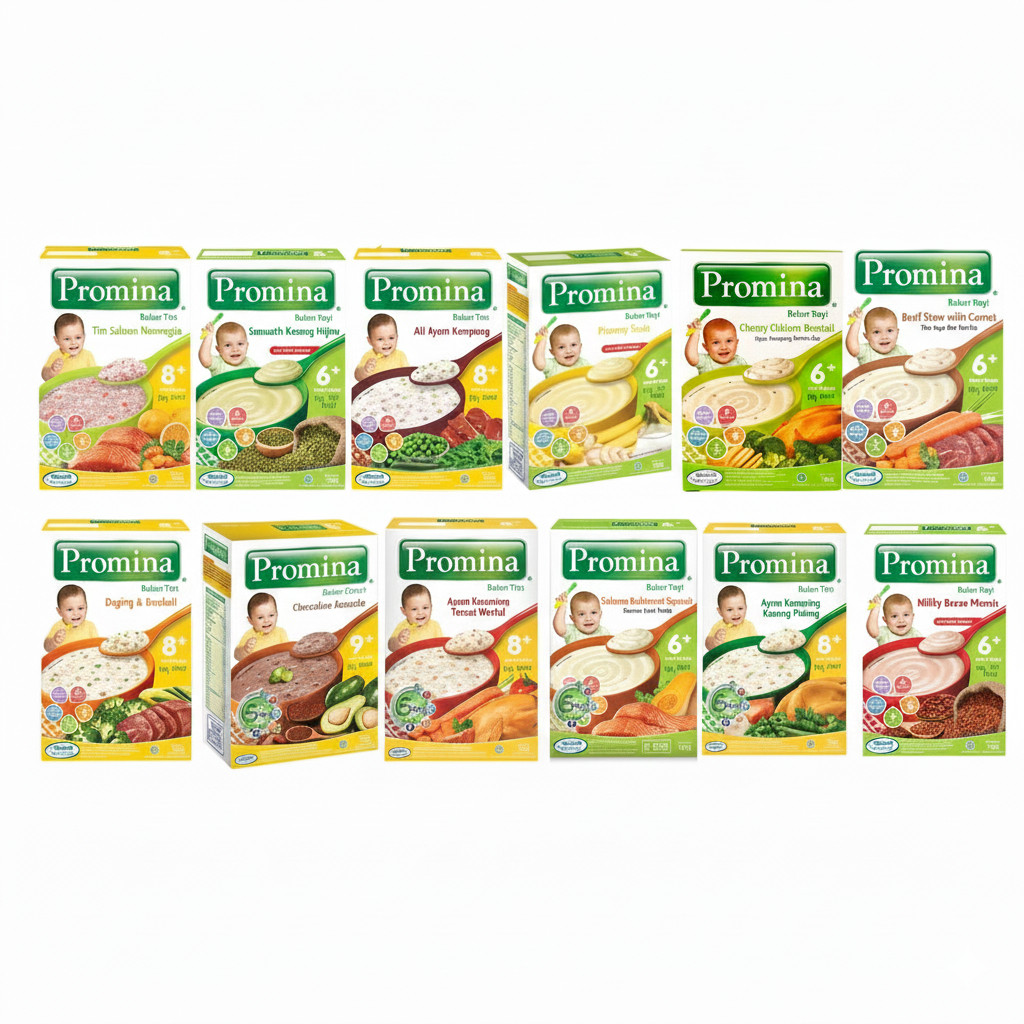 Promina Bubur Bayi Tim Sereal Sachet Mpasi Pilihan Untuk Bayi Usia 6 8 9 Bulan