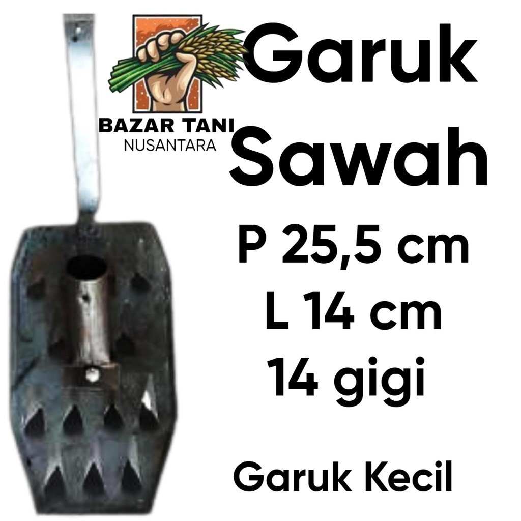 Garuk Sawah Osrok Ukuran 14 cm Penyiangan Rumput Sawah - Alat Pertanian
