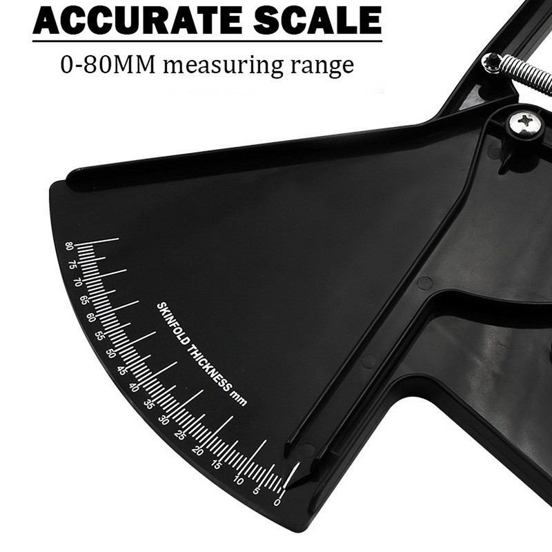 0-80mm Professional Plicometro slim guide skinfold caliper Body fat Caliper plicometers body caliper