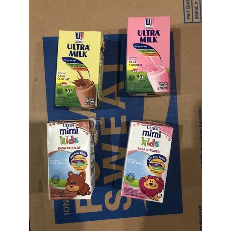 Susu Ultra 125ml / Susu Ultra Mimi 125ml Dus