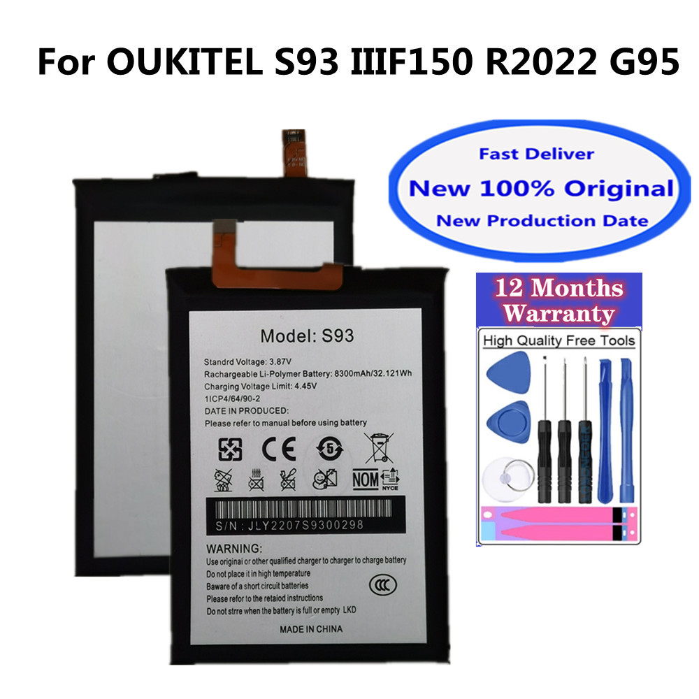 New 100% Original Battery for OUKITEL F150 R022 battery 8300mAh Long Standby Time For OUKITEL WP17 B