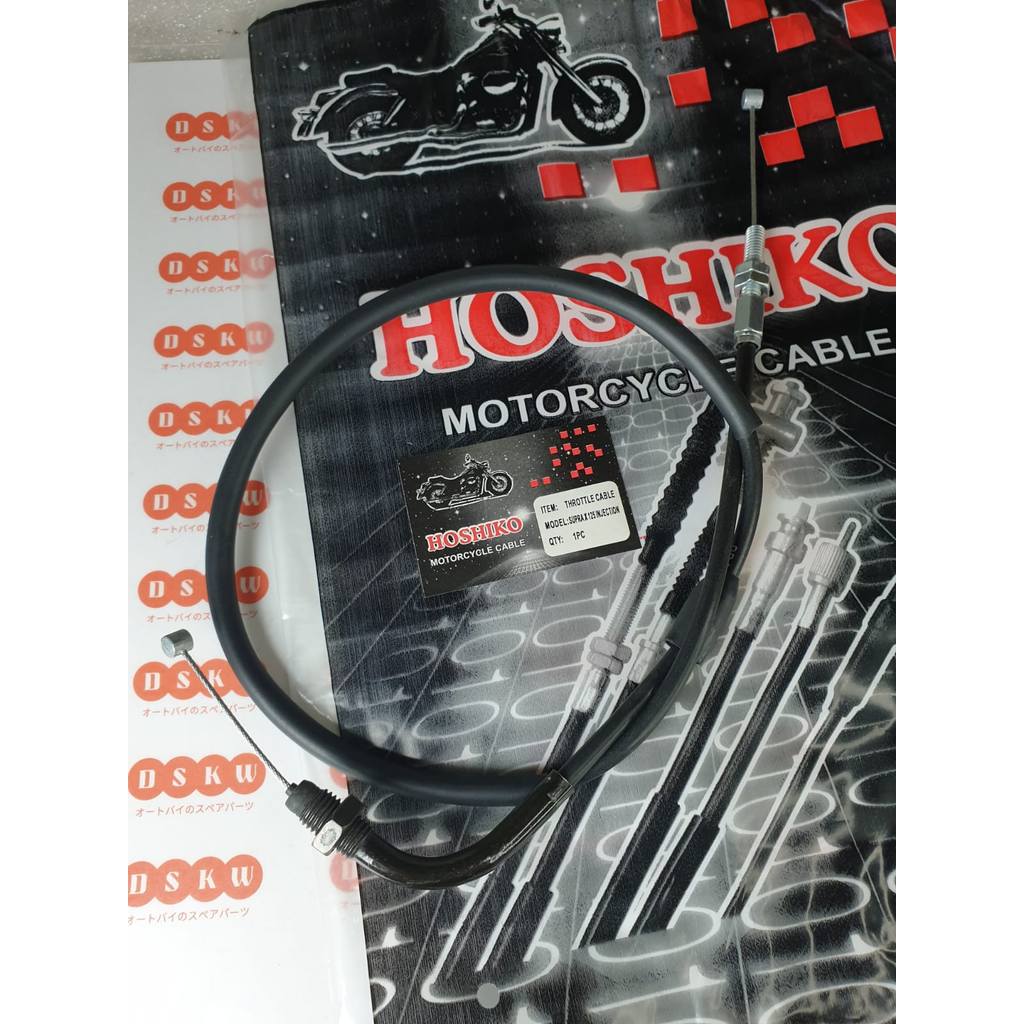 Kabel Gas Set Supra X 125 Injection Hoshiko