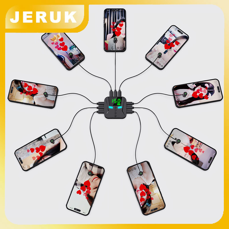 Auto Clicker HP Multifungsi | Tap Layar Otomatis 1-8 Titik | Cocok untuk Live Streaming TikTok/Insta