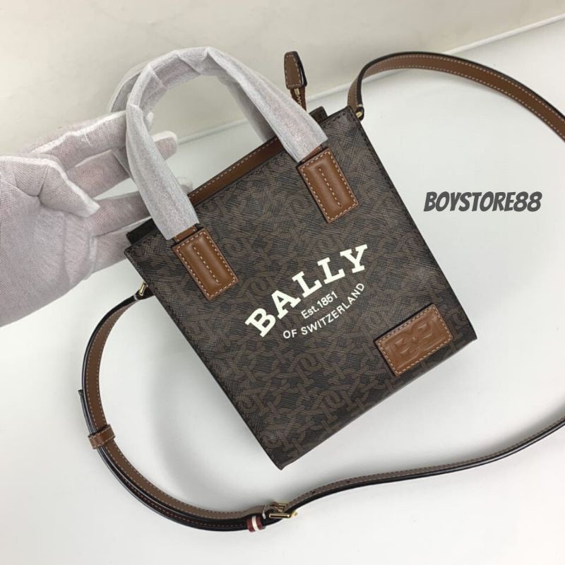 BALLY Tote Women's Crystalia Minibag In Brown Original