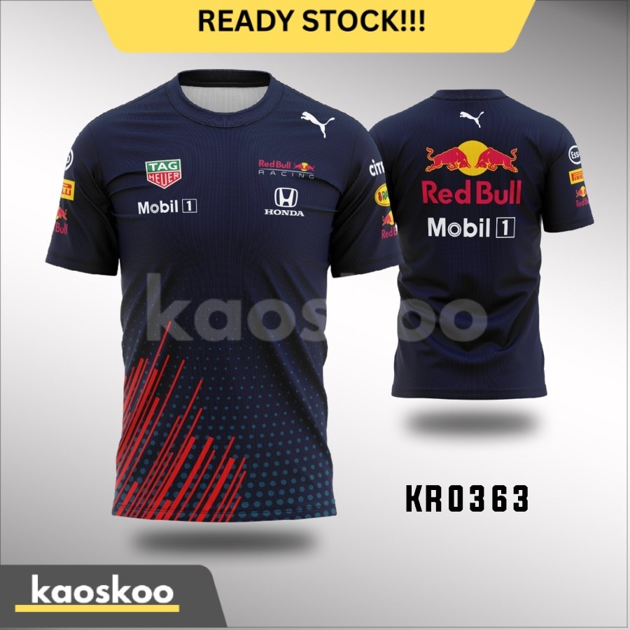 Kaos Jersey F1 GP Redbull Fullprint KR0363 Kaoskoo