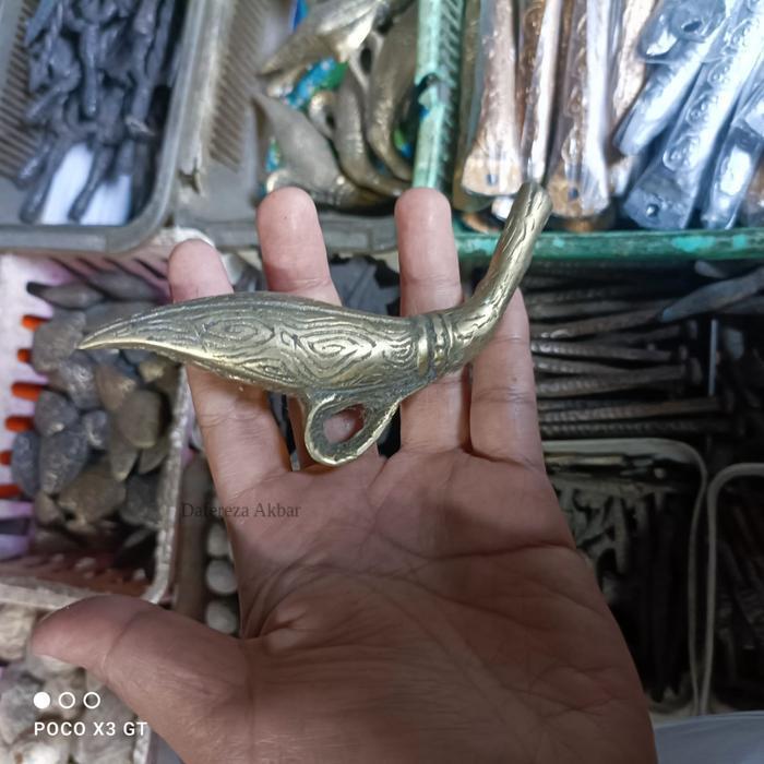 pusaka kembang kantil kuncup besar berajah arab KJM1122 LSP 9